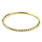 Gold Jewelry Bracelet 925 Silver With 18K Gold Plating Bangle For Woman