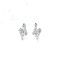 VS Clarity 18K Gold Diamond Earrings 2.4g 0.16ct Double Headed Arrow Shape